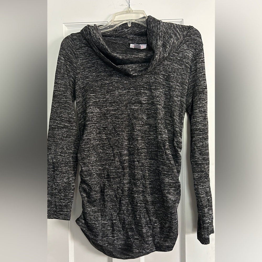 Great Expectations Gray Cowl Neck Sweater Maternity